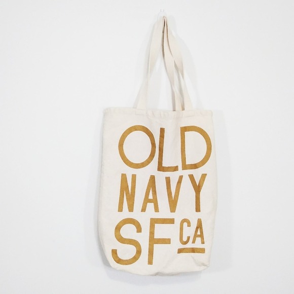 Old Navy Handbags - 🍒 San Francisco Old Navy canvas tote bag
